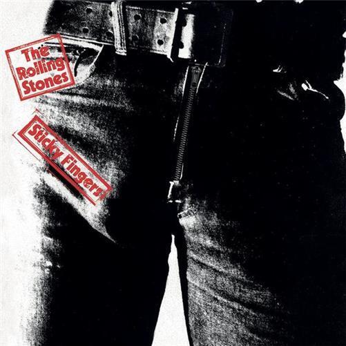 Rolling Stones Framed Canvas Print Sticky Fingers 40 X 40 Cm Dc95164c
