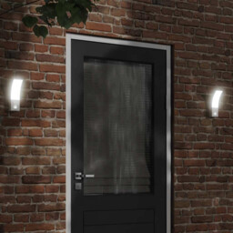 Outdoor Led Wall Light Black Die-cast Aluminium Pc 7x4.5x23cm Ip54