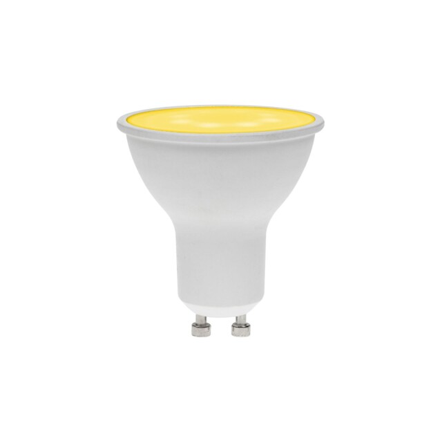 Prolite 7w Dimmable Led Gu10 Lamp, Yellow