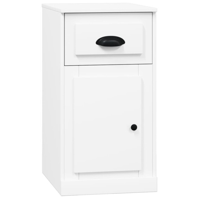 Side Cabinet Sideboard Bedroom Side Table With Drawer Engineered Wood