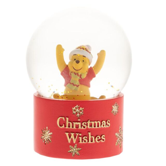 Christmas Disney Snow Globe Winnie The Pooh - Choose Design