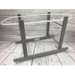 Cuddles Collection Rocking Stands Moses Basket Grey
