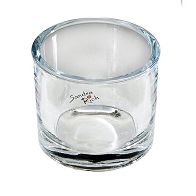 Tealight Holder Decorative Glass By Sandra Rich Series Cyli Heavy 10