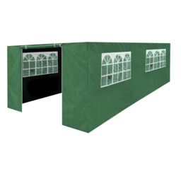 Dellonda Side Walls/doors/windows For Gazebo Fits 3 X 6m Models Dark