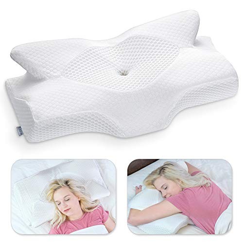 Cervical Contour Memory Foam Pillow For Neck Pain Orthopedic Neck