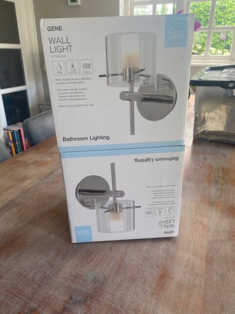 Forum Spa Spa-31725-chr Gene Cylinder Single Led Wall Light - Chrome