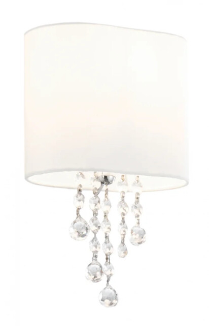 Wall Light Silver Nina Chrome Searchlight 1051-1cc