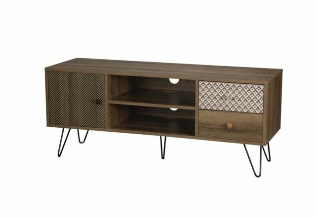 Lpd Furniture Casablanca Wood Effect Finish Tv Media Unit