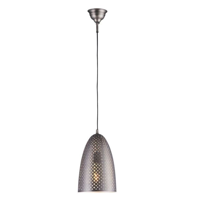 Akita Pendant Ceiling Light Hangind Lamp Moroccan Style Nickel Effect