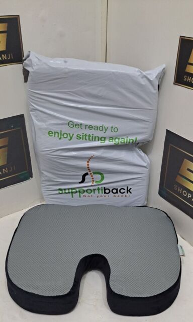 Orthopaedic Gel Office Car Chair Seat Cushion Back Support Coccyx