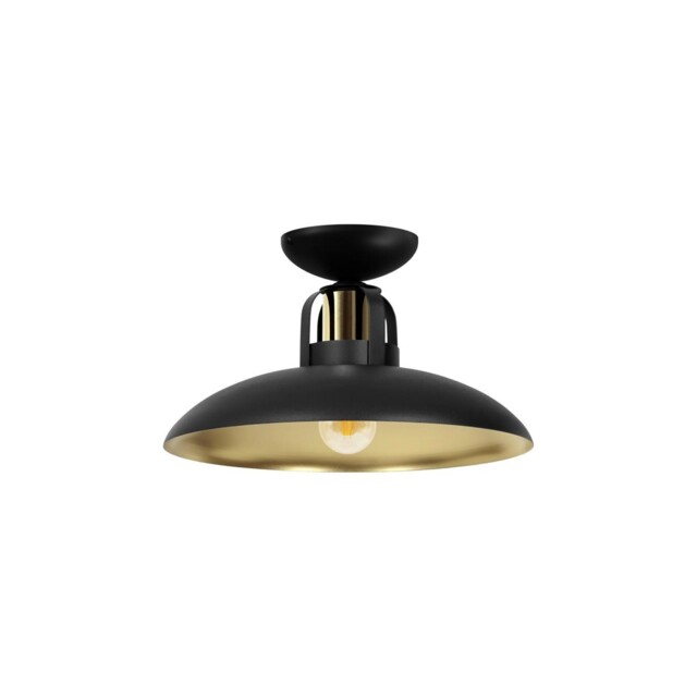 Felix Black/gold Ceiling Light 1xe27 Mlp8905