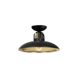 Felix Black/gold Ceiling Light 1xe27 Mlp8905