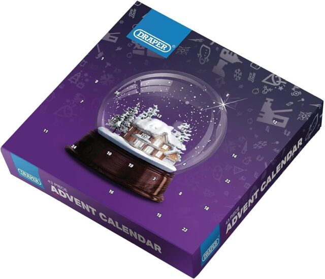 Draper Christmas Advent Calendar With 43 Piece Tool Kit Screwdriver