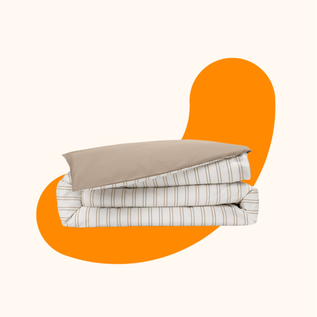 Emma Bed Linen Fresh Percale Duvet Cover TC 225x220 Reversible