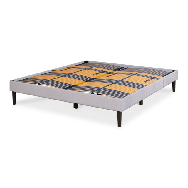 Emma Premium Signature Bed 180x200 - Light Gray - No headboard