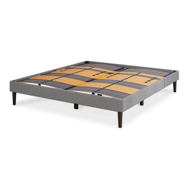 Emma Premium Signature Bed 150x200 - Dark Gray - No headboard