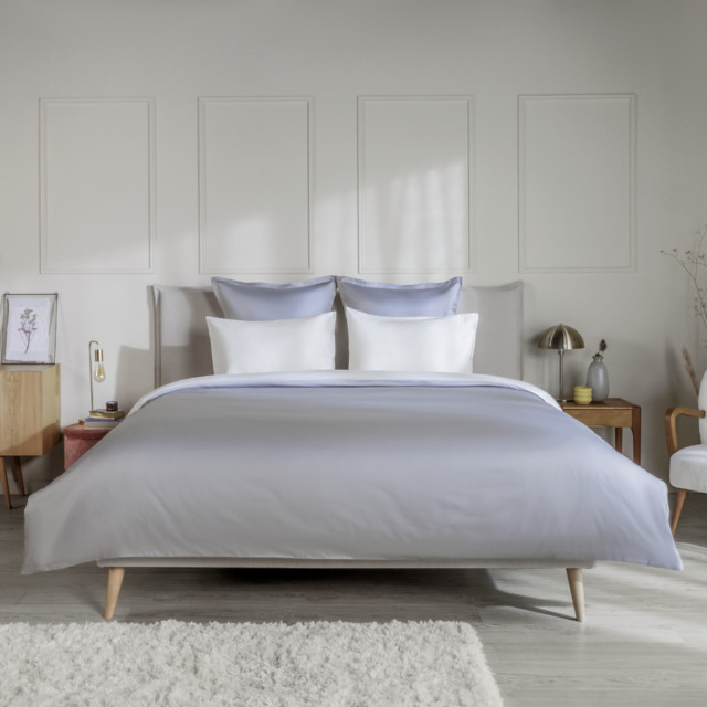 Emma Bed Linen Silken Sateen Duvet Cover TC 225x220 Reversible