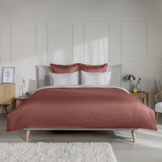 Emma Bed Linen Silken Sateen Duvet Cover TC 225x220 Reversible
