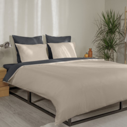 Emma Bed Linen Soft Cotton Duvet Cover 225x220 Reversible