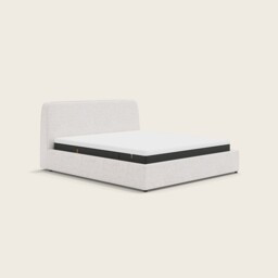 Emma Storage Bed - Double 135 x 190cm - Beige - Plain Headboard