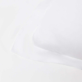 Eucalyptus Silk Pillowcase Pair in White (Best Seller) - Super King / White / Oxford