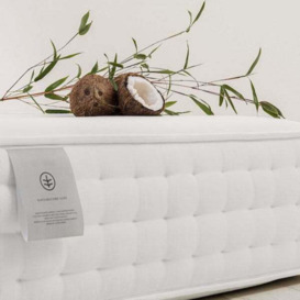 'CocoCore' Natural Bamboo Mattress - 7000 Pocket Springs (Coconut, Bamboo & Hemp) - Double