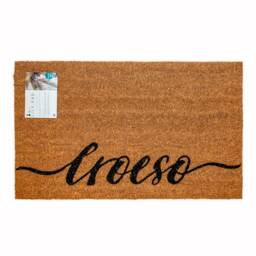 Croeso Door Mat - Welsh Welcome Coir Doormat House Warming Gift, New Home. Gift Coir Door Mat Indoor By Lpdoormats - thumbnail 1