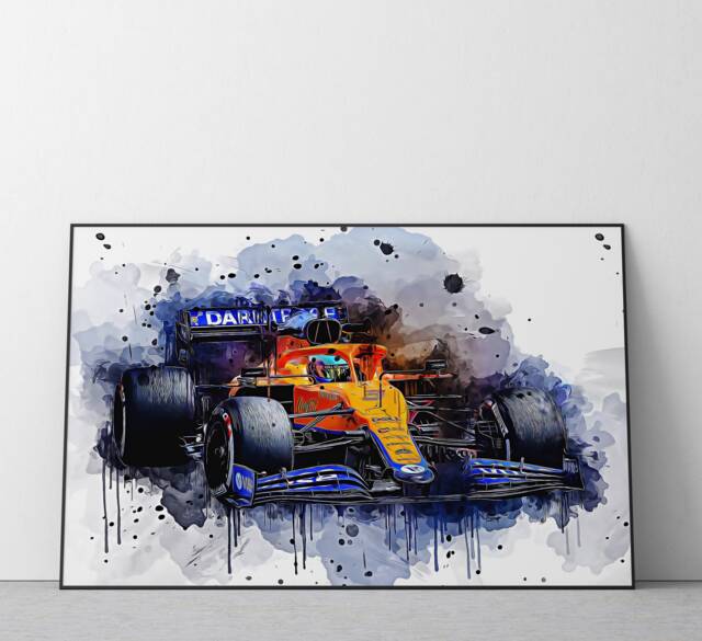 Mclaren - Formula One Car F1 Wall Art Print A4 A3 UK Ref #190 - image 1