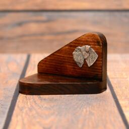Schnauzer - Wooden Candlestick With Dog, Souvenir, Decoration, Limited Edition, Collection - thumbnail 2