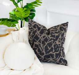 Gray Camel Pillow Cover-Abstract Case Decorative Housewarming Cushion Boho Bedding Cozy Home Decor Geometric Cushion Cover - thumbnail 1