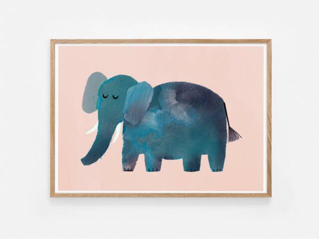 P O S T E R/K I N D R/ Children's Room/ Wall/ L F A T/ Safari/ Wall Decoration