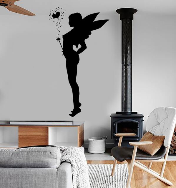 Wall Vinyl Decal Fairy Fairytale Nursery Kids Children Fantasy Amazing 1390Dz - image 1