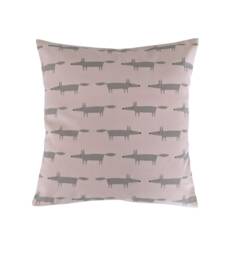 Cushion Cover in Scion Mini Mr Fox Blush Pink Grey 16 - thumbnail 1