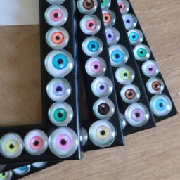 Colourful Glass Human Eye Photo Frame 4 X 6 Inches