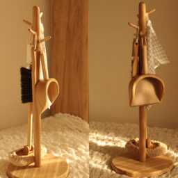Wooden Cleaning Tools Set - Montessori Practical Life Kids Kit Toddler Gift - thumbnail 3