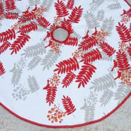 Bird Christmas Tree Skirt Decor Xmas Holiday Swedish Ornament - thumbnail 2