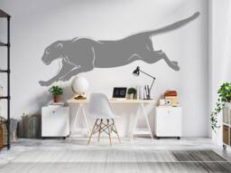 Panther Wall Decal Removable Vinyl Home Decor T1415 - thumbnail 1
