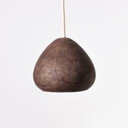 Bedside Lamp From Paper Mache, Night Lamp, Dorm Room Light Morphe Mini - thumbnail 1