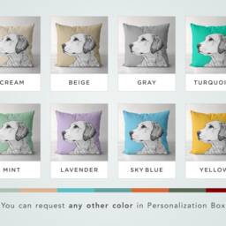 Personalized Gift For Mom, Custom Mother's Day Gift, Pet Pillow, Dog Lover, Owner - thumbnail 2