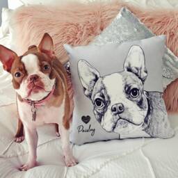 Personalized Gift For Mom, Custom Mother's Day Gift, Pet Pillow, Dog Lover, Owner - thumbnail 3