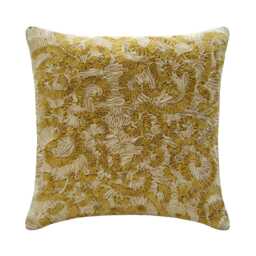 "Art Silk Gold Couch Pillow 16""x16"