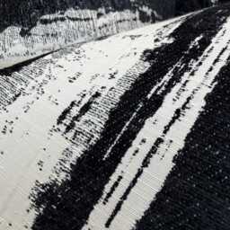 Black Cream Marble Fringe Cushion Cover Clarke & Fabric Modern Monochrome Pillow Case - thumbnail 3