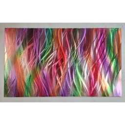 Abstract Metal Wall Art, Multi Colored, By R Toomer Indoor Outdoor - thumbnail 4