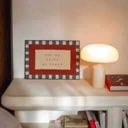 Retro Bedroom Wall Art, Checkered Mid Century Print, Prints, Ask Me About My Dream Art For - thumbnail 3