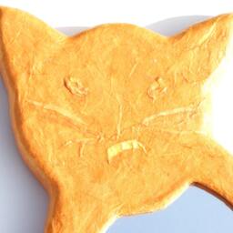 Cat Lovers Gift, Decorative Wall Mirror Cat Shaped, Orange Tabby Mirror, Home Or Office Decor, House Warming Gifts, Cat Shaped Furniture - thumbnail 3