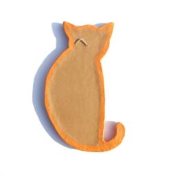 Cat Lovers Gift, Decorative Wall Mirror Cat Shaped, Orange Tabby Mirror, Home Or Office Decor, House Warming Gifts, Cat Shaped Furniture - thumbnail 4