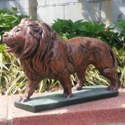 Lion Statue Sculpture Home & Garden Decor Wild Cat - thumbnail 3