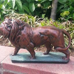 Lion Statue Sculpture Home & Garden Decor Wild Cat - thumbnail 2