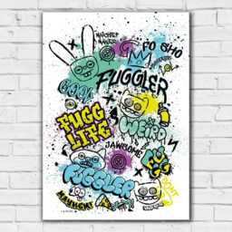Fuggler Wall Art Print - Fugg Life Grafitti Poster - thumbnail 2