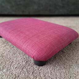 Handmade Low Footrest Stool 3 Inch Firm Plain Under Desk Footstool - thumbnail 4